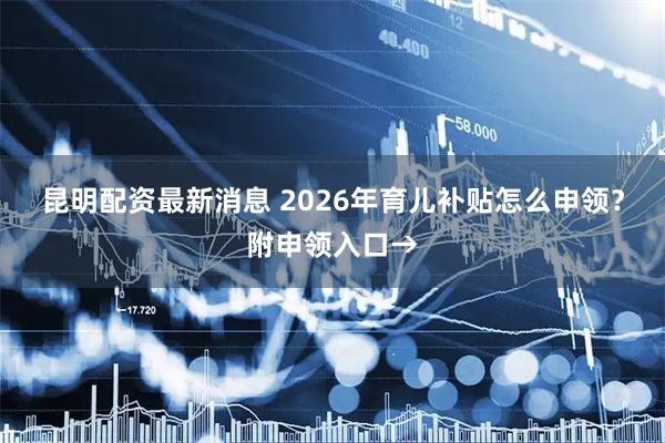 昆明配资最新消息 2026年育儿补贴怎么申领？附申领入口→